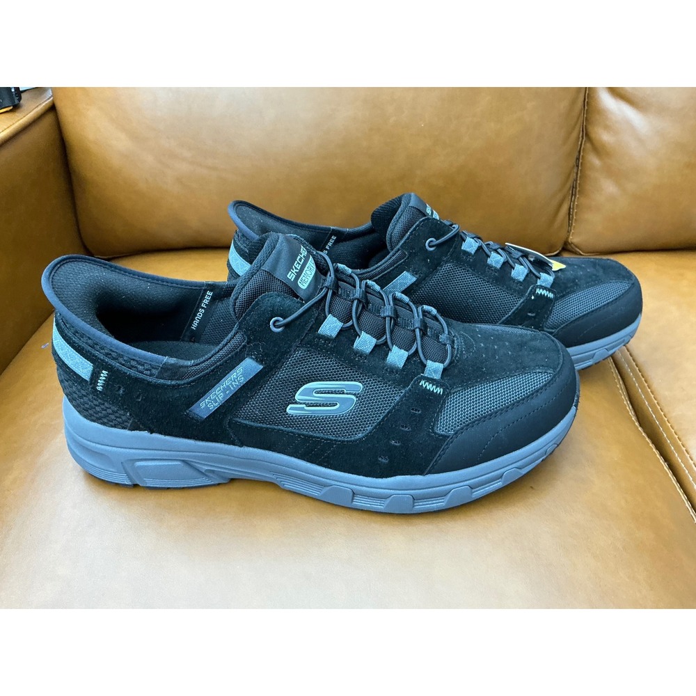 Skechers Oak Canyon Sneakers Mens 14 Black Excellent Slip-Ins Extra Wide